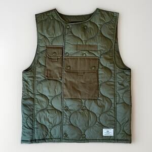 Alpha Industries Tactical Vest Small Green Military Utility Cargo Outerwear